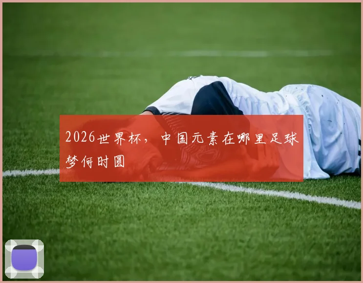 2026世界杯，中国元素在哪里足球梦何时圆